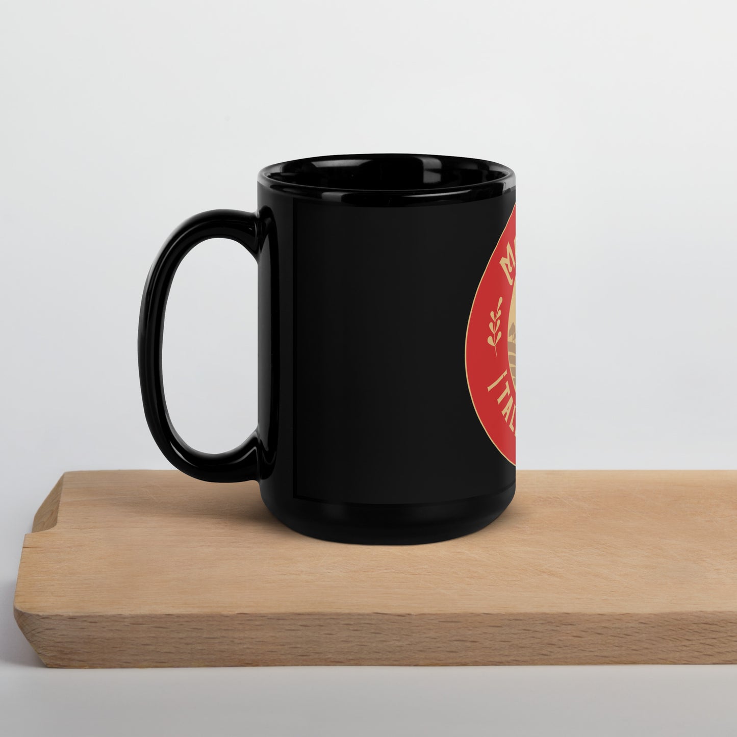 Black Glossy Mug